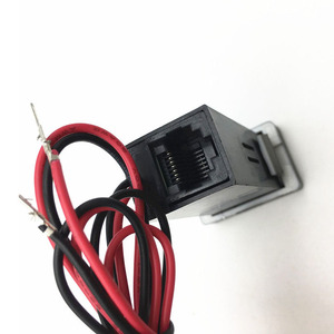 Toyo ta Hilux Prado UHF Radio Socket Upqrade impermeable RJ45 Car Dash Pass Through con luz LED ajuste directo estilo OEM - Product Image 3