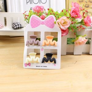 Colorful Acrylic Duckbill Hair <b>Clips</b> Set Mixed Colors Plastic Gripper Women Daily Use Made In China - Product Image 2