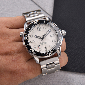 ג 'ילונג מוצק שעון נירוסטה צמיד אורך מתכוונן תחליפי שעון אנדיז' ובאבל מוצק - Product Image 6