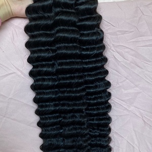 Extensiones de Cabello Largo de 10 a 40 Pulgadas, Extensiones de Cabello Brasileño con Ondas Profundas, Cabello Humano 100% de Alta Calidad, Sin Caída, Sin Enredos - Product Image 5