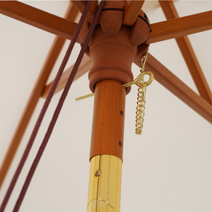 Коммерческий уличный пляжный садовый деревянный зонтик-шкив - Product Image 5