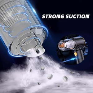 Aspirapolvere e Soffiatore Portatile per Auto 2 in 1 con Potente Aspirazione da 2500Pa, Mini Aspirapolvere Portatile con Ricarica USB per Pulizia di Auto, Casa e Animali Domestici - Product Image 5