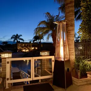 Vente chaude Chauffage de patio extérieur infrarouge autoportant Chauffage extérieur pour chauffage de patio à gaz en vente