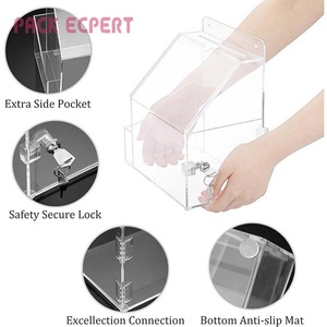 E da tùy chỉnh với khóa lớn bỏ phiếu từ thiện lưu trữ hộp áp dụng bỏ phiếu gợi ý ý kiến Acrylic gợi ý hộp - Product Image 3