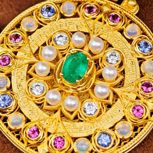 UM Jewelry's Modern 925 Silver Zircon Filament Pendant 18K Gold Plated Unisex Daily Wear Wedding Anniversary <b>Gift</b> - Product Image 6