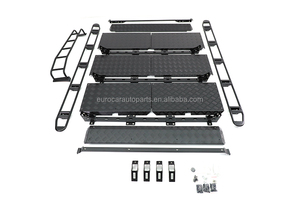 <span class=keywords><strong>Portaequipajes</strong></span> de techo de coche para <span class=keywords><strong>Mercedes</strong></span> Clase G W463 G63 G55 G500 G350 <span class=keywords><strong>portaequipajes</strong></span> todoterreno con escalera trasera piezas de acero inoxidable Exterior - Product Image 2