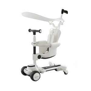 Trottinette pour enfants, trottinette pliable à trois roues pour enfants, comprend un pare-soleil et un siège de sécurité. - Product Image 1