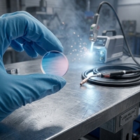 Lentille de protection laser portative très vendue pour soudage, en quartz 18*2 avec transmission lumineuse jusqu'à 99,99 %