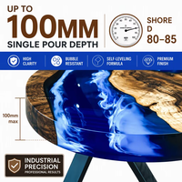 Résine époxy transparente super brillante pour table, adhésif liquide bicomposant 1 kg pour les arts et l'artisanat, les bijoux et le moulage
