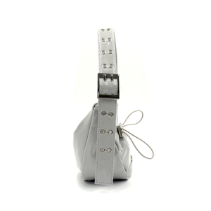 Manufacturer Wholesale Reliable And Durable Wrinkle Design Glam Grey Tote Bag With Adjustable <b>Shoulder</b> <b>Strap</b> For Daily Use - Product Image 2