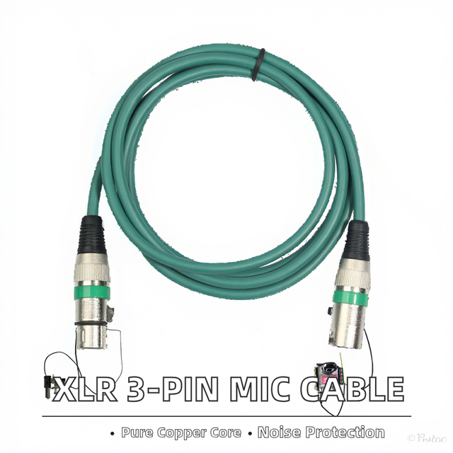 Balanced XLR Male to Female Cable High-Quality Sound Microphone Cord for Mixing Console/PA System/Studio Recording