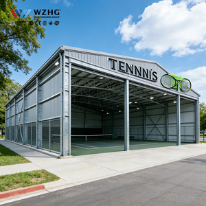 Estructura de Portal para Construcción de Canchas de Tenis, Resistente a Altas Cargas de Viento y Sísmicas, de Alta Calidad para Exportación, Estructura Robusta - Product Image 1