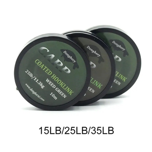 1 pièce de <span class=keywords><strong>fil</strong></span> tressé avec hameçon enduit, 10 m, matériel de pêche à la <span class=keywords><strong>carpe</strong></span>, pour ruisseau, lac, rivière, 15 lb, 25 lb, 35 lb, résistance à la rupture - Product Image 6