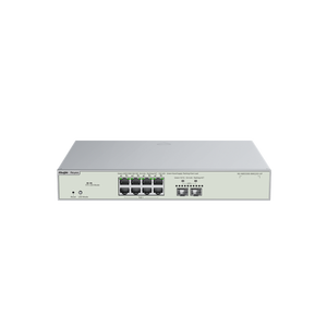 RG-NBS5300-8MG2XS-UP Commutateur Ethernet géré L2 L3 8 ports PoE avec liaison montante 10G SFP, montable en rack, pour réseaux d'entreprise, de vidéosurveillance et de campus - Product Image 3