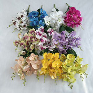 QYYM-269 высокого качества ручной работы шелкография цветок бутон маленькие орхидеи для свадьбы китайский Новый год офисный Декор аксессуар - Product Image 6