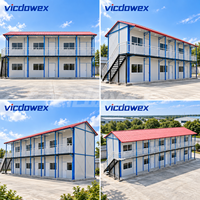 VICDOWEX Bâtiment Modulaire Préfabriqué Type K Épaissi Personnalisé pour Camp de Construction, Bureau et Logement des Travailleurs Contemporain