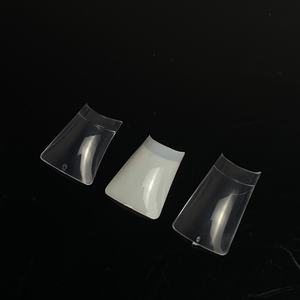 Nouvelle tendance acrylique français canard Flare <span class=keywords><strong>pieds</strong></span> doigt <span class=keywords><strong>faux</strong></span> <span class=keywords><strong>ongles</strong></span> conseils Logo personnalisé étiquette demi-couverture clair <span class=keywords><strong>naturel</strong></span> grand canard <span class=keywords><strong>ongles</strong></span> conseils - Product Image 4