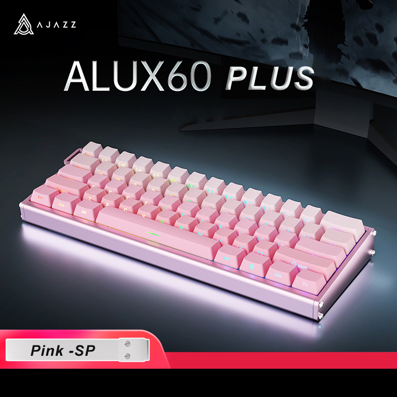 Ajazz ALUX60 60% Hot Swappable Wired RGB Mechanical Keyboard with