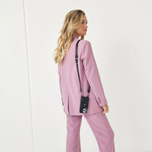 حزام هاتف فاخر قابل للتعديل والفصل من الجلد مع خطاف معدني وشعار مخصص - Product Image 6