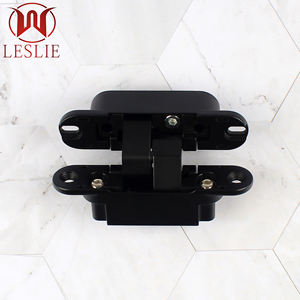 L110 W24mm Mini Charnière dissimulée grande ouverte 3d Charnières cachées or réglables pour portes en aluminium - Product Image 4