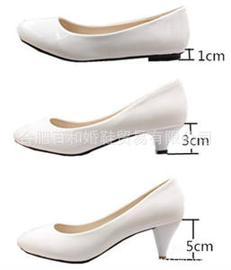 S5845F nuove scarpe da sposa di alta qualità eleganti e piatte da damigella d'onore bianche di grandi dimensioni <span class=keywords><strong>borse</strong></span> abbinate scarpe con tacco alto - Product Image 3