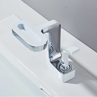 Robinet d'eau moderne de luxe pour salle de bains d'hôtel Robinet rétractable en or pour commerce extérieur Ensemble de robinets de salle de bains avec pommeau de douche et colonne