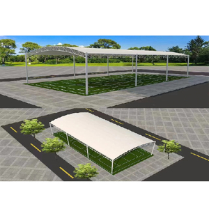 Estructura de Techo para Pista de Pádel con Cubierta de Membrana Impermeable de PVDF y Estructura de Acero Poligonal - Product Image 3