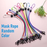 Anti-perte Anti-chute Corde Chapeau Retenue Chapeau Menton Cordon Nautisme Équitation Coupe-Vent Chapeau Sangle Clips pour Réglable Vent Masque Longe
