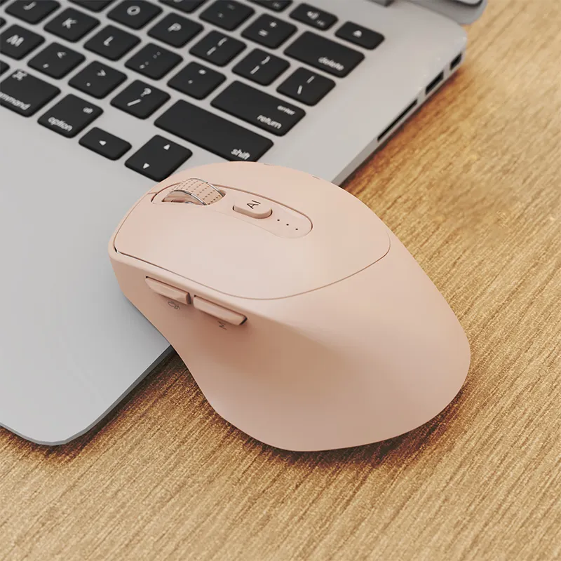 2024 Novo mouse de voz sem fio para escritório de negócios, funções inteligentes de tradução em vários idiomas, mouse de digitação controlado por voz AI