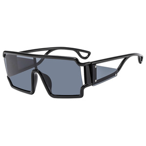 Gafas de Sol Lmamba 073 Square de una Pieza, Diseño Hueco 2024, Gafas de Moda Futuristas para Hombre y Mujer, Lentes de Sol con Logotipo Personalizado - Product Image 4