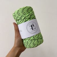 Fil acrylique coloré à pois de 5 mm, mélange de fils, corde ronde tressée, résistante à l'usure, corde Miu pour pendentif tissé en DIY, vêtements, ceinture, chapeau