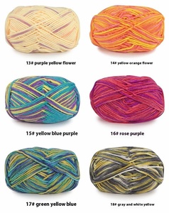 100% <span class=keywords><strong>laine</strong></span> de <span class=keywords><strong>Crochet</strong></span> de lait acrylique <span class=keywords><strong>pour</strong></span> tricoter à la main fil de bébé doux avec des fils à tricoter épais à motif teint - Product Image 4