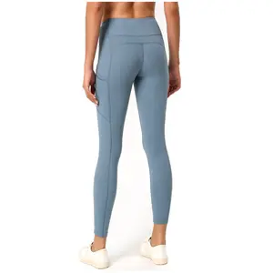 Custom High Waisted Leggings Gym Running Fitness Sports Pants Yoga Pants With Pocket