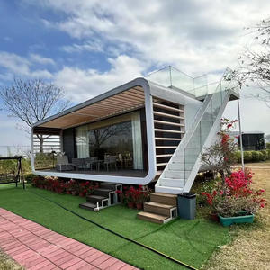 Apple Cabine Modulaire Préfabriqué Petite Maison Entièrement Meublé Maison Mobile Armoires de Cuisine Hôtel Panneau Sandwich Centre Commercial Utilisation Extérieure - Product Image 1