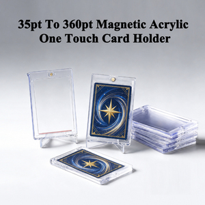 Porte-cartes magnétique One Touch 35PT-360PT avec revêtement anti-UV, étui protecteur transparent <span class=keywords><strong>pour</strong></span> cartes à collectionner TCG - Product Image 1