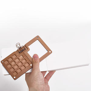 Ensemble de <span class=keywords><strong>peinture</strong></span> miniature portable pour les voyages, équipé d'un coffret en bois de noyer contenant des peintures à l'aquarelle, des pinceaux, un carnet et un sac bandoulière - Product Image 5