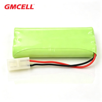 Pack de batteries rechargeables AA Ni-MH 2500mAh 4.8V haute capacité, fabricant de batteries rechargeables au nickel-hydrure métallique, vente en gros