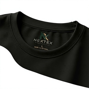 T-shirt thermique pour homme 100 % coton, noir et blanc, col rond, imprimé, style urbain, respirant, en tissu tricoté sur le devant, idéal pour l'été - Product Image 2