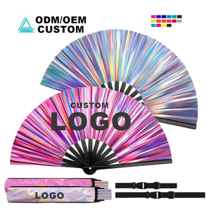 Biểu Tượng Tùy Chỉnh In Lớn Gấp Rave Tay Người Hâm Mộ Tre Thủ Công Mỹ Nghệ Lễ Hội Đảng Clack Cầm Tay Fan Hâm Mộ - Product Image 1