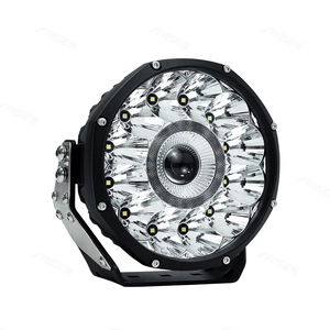 ไฟหน้ารถจี๊ปทรงกลม 7 นิ้ว <span class=keywords><strong>150W</strong></span> 11000LM 12V สีขาวเหลือง ไฟตัดหมอก ไฟเลเซอร์สำหรับขับขี่ รถยนต์ รถตู้ รถบรรทุก 4x4 ไฟสปอร์ตไลท์ออฟโรด - Product Image 1