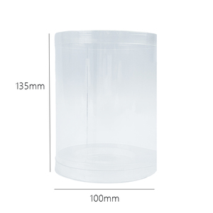 Rõ ràng hình trụ hộp nhựa Vòng <span class=keywords><strong>PVC</strong></span> Nước hoa Bao bì hộp cho lưu trữ và hiển thị - Product Image 2