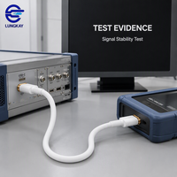 Câble de charge professionnel USB-C vers USB-C blanc 60W de qualité industrielle LUNG KAY pour programmes d'accessoires d'appareils OEM/ODM