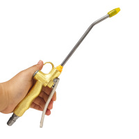 Pistolet à air comprimé industriel haute performance avec embout de protection en caoutchouc, outil de nettoyage pneumatique pour accessoires de compresseur