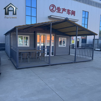Maison conteneur préfabriquée portable et extensible étanche 40Ft 30Ft 20Ft avec cuisine intégrée, pour expédition et habitation, Casas Prefabricadas