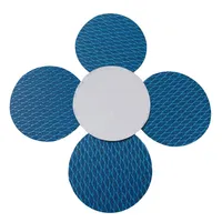 Шлифовальный диск с ромбами, синий режущий диск из нержавеющей стали, 5, 6 дюймов, Круглый шлифовальный диск для полировки металла и пластика