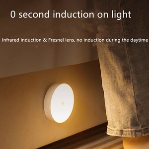 Cơ thể con người cảm biến LED ánh sáng ban đêm có thể sạc lại ánh sáng tự động điều khiển hành lang phòng ngủ tủ quần áo ánh sáng - Product Image 3
