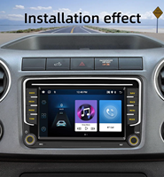 Radio Multimedia para Auto, Reproductor MP5 Estéreo de 2 Din y 7 Pulgadas, Android Auto, Apple CarPlay, Bluetooth, para VW
