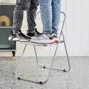 Fashionable <b>Clear</b> Colors Foldable <b>Plastic</b> <b>Chairs</b> for Restaurants Weddings Events Hotels-for Acrylic Folding <b>Chair</b> Designs - Product Image 6