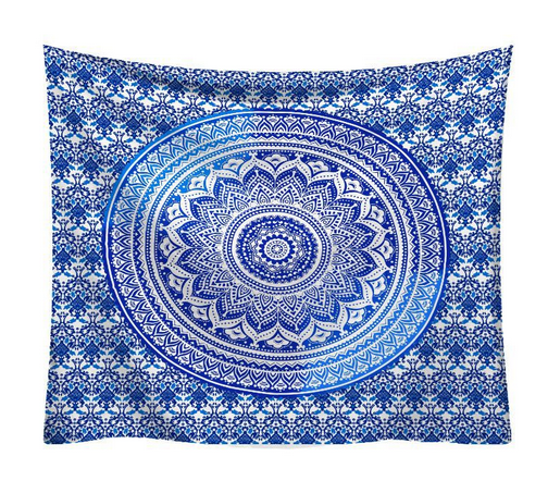 Белое черное солнце и луна спокойной ночи настенные гобелены, хиппи, спальня, единорог, гобелен с несколькими узором