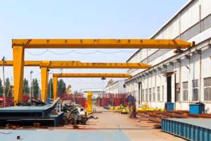 Grue semi-portique montée sur rail BMH Type 5 tonnes 6 tonnes 10 tonnes 15 tonnes 16 tonnes 18 tonnes 20 tonnes à poutre unique avec palan électrique - Product Image 6